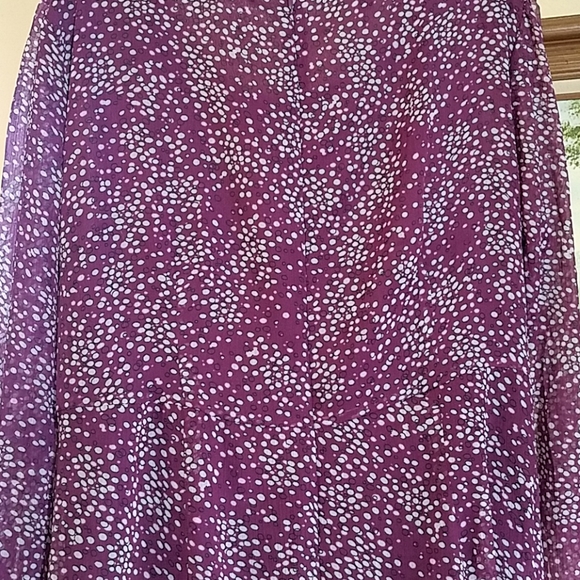 Purple shift dress  e9 - Picture 4 of 8